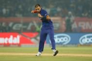 Harshal Patel scalped four wickets in the third T20I